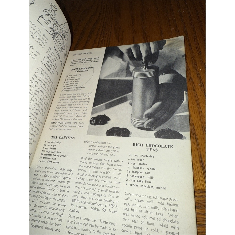 1949 Culinary Arts Institute 250 Cookies‎ and Small Cake Recipes Cookbook - Picture 5 of 6